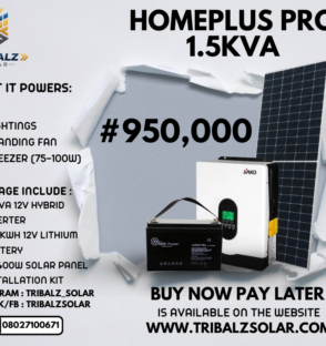 home plus 1.5kva solar bundle