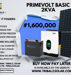 primevolt basic 2kva solar bundle