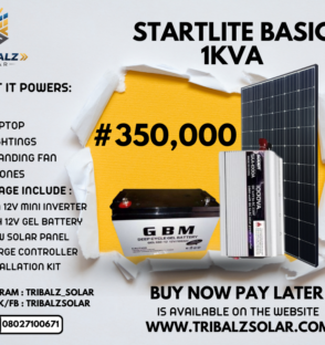 Tribalz Solar Startlite Basic Solar Bundle Nigeria