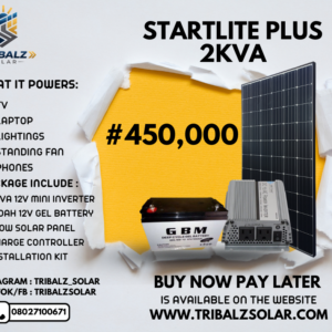 Tribalz Startlite Plus solar bundle